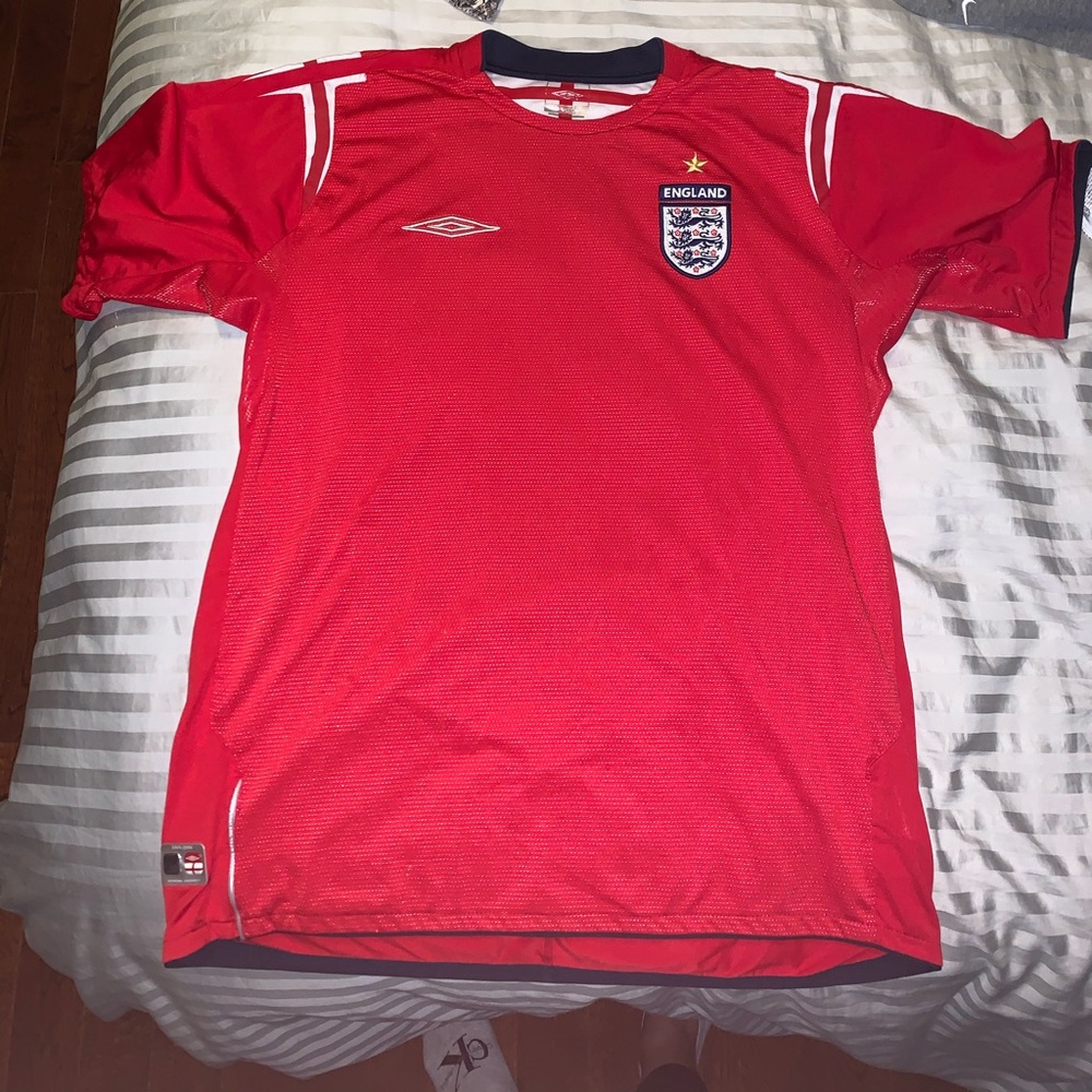 England soccer jersey